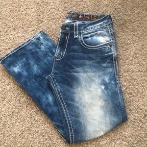 MENS ROCK REVIVAL JEANS